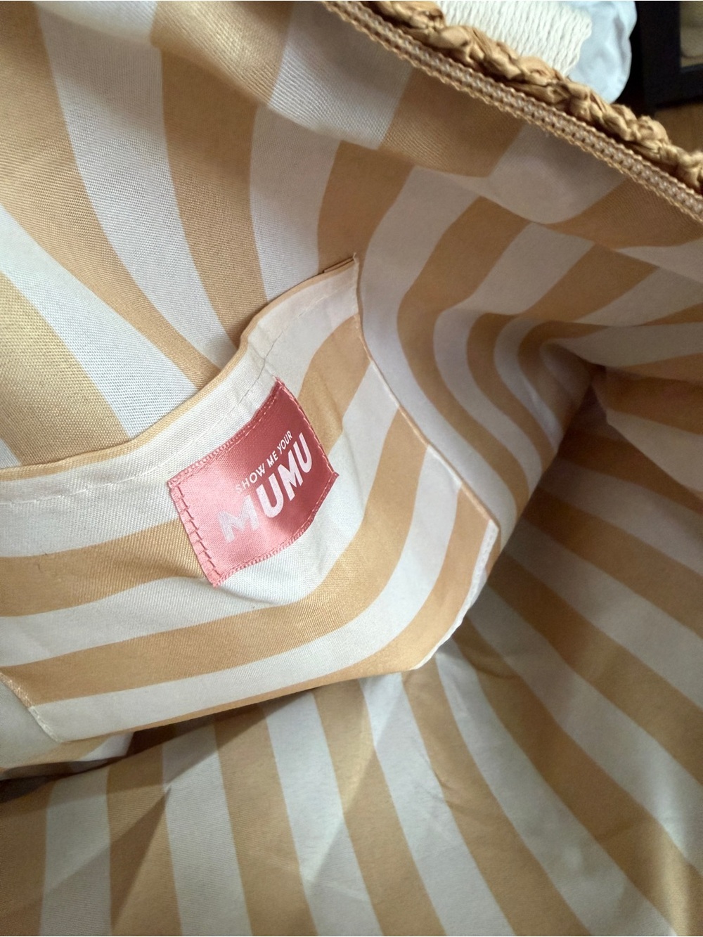 NWOT Show Me Your Mumu Sunseeker Straw Tote Beach Tote - Picture 2 of 7